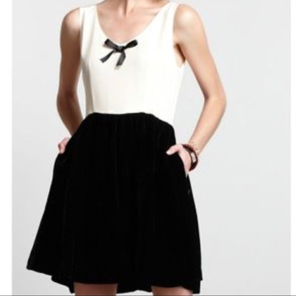 Alexandra Grecco silk velvet bow detail sleeveless - Picture 1 of 8